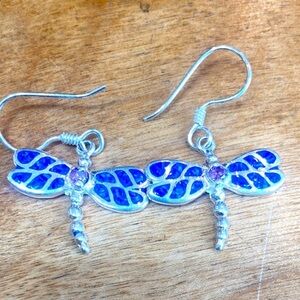 Sterling Silver Dragonfly Earrings 🌺NWTs